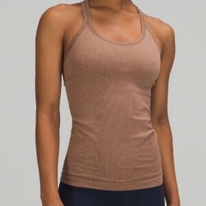 Lululemon Ribbed Tank Top - Brown